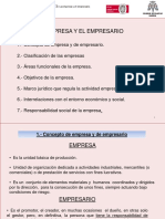 LA EMPRESA Y EL EMPRESARIO