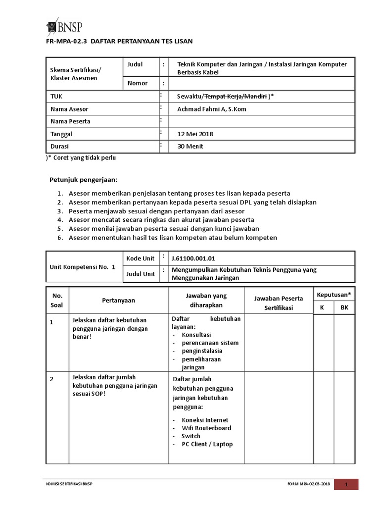 07 Form Fr Mpa 02 3 Tes Lisan 2018