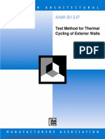 AAMA 501-5-07 Test Method Thermal Cycl Ext Walls