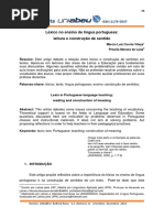 Léxico e Ensino de Português - Leitura e Construção Do Sentido