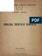 Gheorghe I. Bratianu - Problema Trecutului Romanesc - 1943