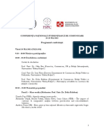 Programul Conferintei CNSC PDF