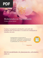 Modalidades de Planejamento - Pedagogia Para Concursos