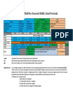2018 Middle School Schedule 2