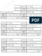 Formulas Geometria Analitica