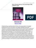Introduccion A La Quimica Farmaceutica (2 Ed)