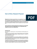 09 Heike Online HowToWriteResearchProposal October PDF