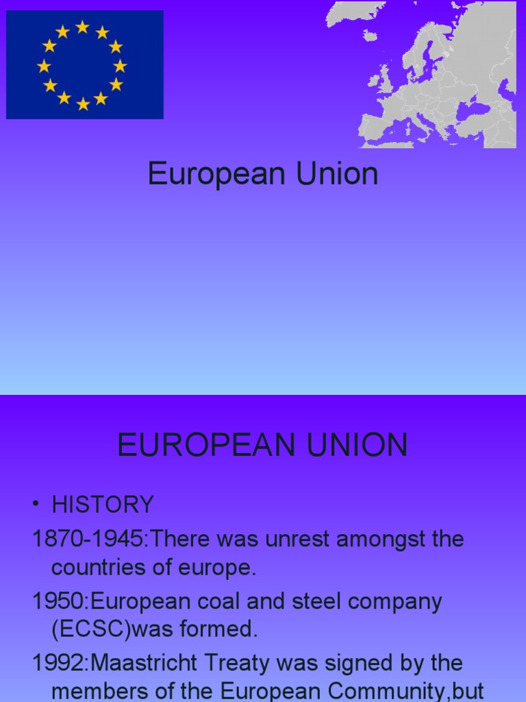Overview of the European Union | PDF | European Union | Maastricht Treaty