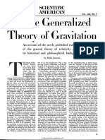 Einstein 1950 Generalized Theory of Relativity Sci Am