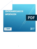 Arancel Centroamericano de Importacion 2017