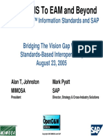 From CMMS To EAM and Beyond With OpenOM Information Standards and SAP