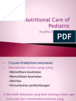 Nutritional Care of Pediatric