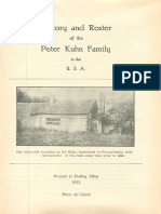 History and Roster of The Peter Kuhn Family in The U.S.A.