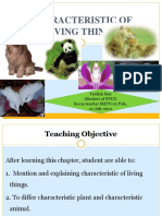 Characteristic of Living Things: Fadilah Sari (Student of PPLT) Room Teacher SMPN 02 Palu, 01 July 2010