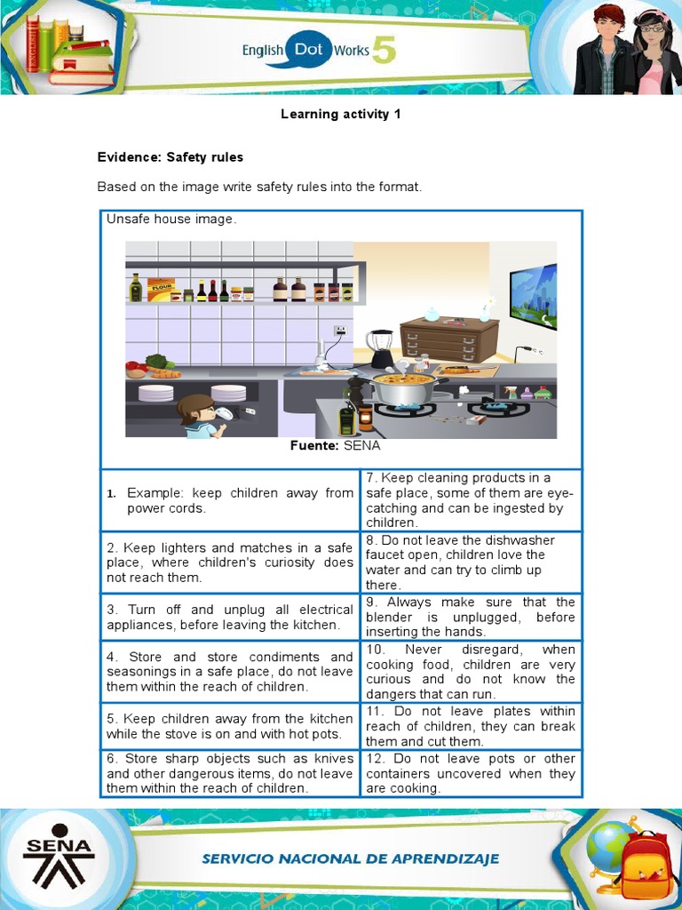 Evidence Safety Rules, Resuelt PDF Manufactured Goods Cooking