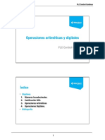 Operaciones Aritmeticas digitalesPLC PDF
