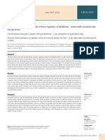 Dental Fluorosis Associated With Chronic Ingestion of Dentifrices - What Health Professionals Should Know