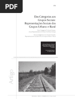 Das categorias aos grupos sociais