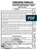 Prova DMAE Assistente - Admin 2011 PDF