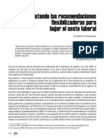 Refutando Las Recomendaciones Flexibilizadoras para Bajar El Costo Laboral - Giosa Zuazua - CEFIRO N 3 - 2016 PDF