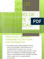 Principales Sintomas Familiares de Desajuste Por Enfermedad