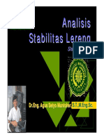 Analisis Stabilitas Lereng PDF