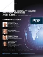 Tisch Hospitality Conference Agenda 2018