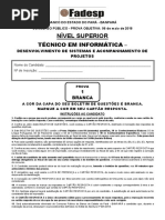 Tecnico Em Informatica - Desenvolvimento Prova Branca Tipo 1
