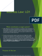 Business Law LO1 Lession 1-3 PDF