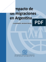 OIM Cuadernos Migratorios Nro2 El Impacto de Las Migraciones en Argentina PDF
