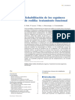 2008 Rehabilitación de Los Esguinces de Rodilla, Tratamiento Funcional PDF