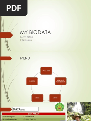 Contoh Biodata Diri Powerpoint