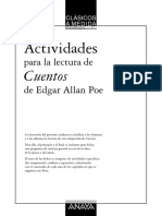 Actividades Cuentos Edgard A. Poe PDF