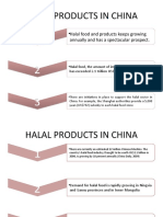 Halal Products in China: Halal Food and Products Keeps Growing Annually and Has A Spectacular Prospect