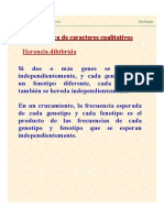 Genetica Caracteres Cualitativos para Problemas PDF