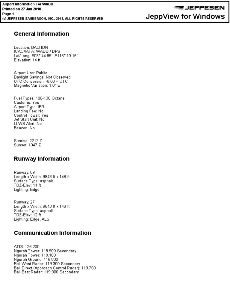 Wadd | PDF | Air Traffic Control | Runway