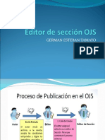 Editor de sección OJS