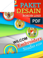 Desain Bordir Logo Komputer