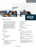 FortiGate Security Course Description Online