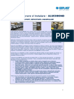 Alucobond 17532 Alucobond Ghid de Prelucrare Si Instalare PDF