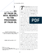 Surface Active Properties of Palm Oil With Respect To The Processing of Palm Oil