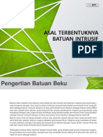 PGF (Asal Terbentuknya Batuan Intrusif)