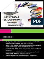 Materi KONSEP DASAR SISTEM INFORMASI