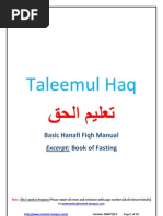 Updated Taleemul-Haq (Book of Fasting)