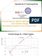 Design of Aerofoil For A Turbomachine