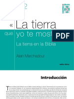 La Tierra Que Yo Te Mostrare. L - MARCHADOUR, Alain PDF