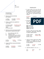 Preguntas de química y matemáticas