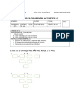 Guía de Cálculo Mental Matemática Ld