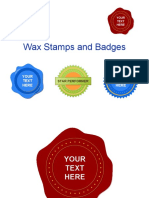 Wax Stamps and Badges: Your Text Here
