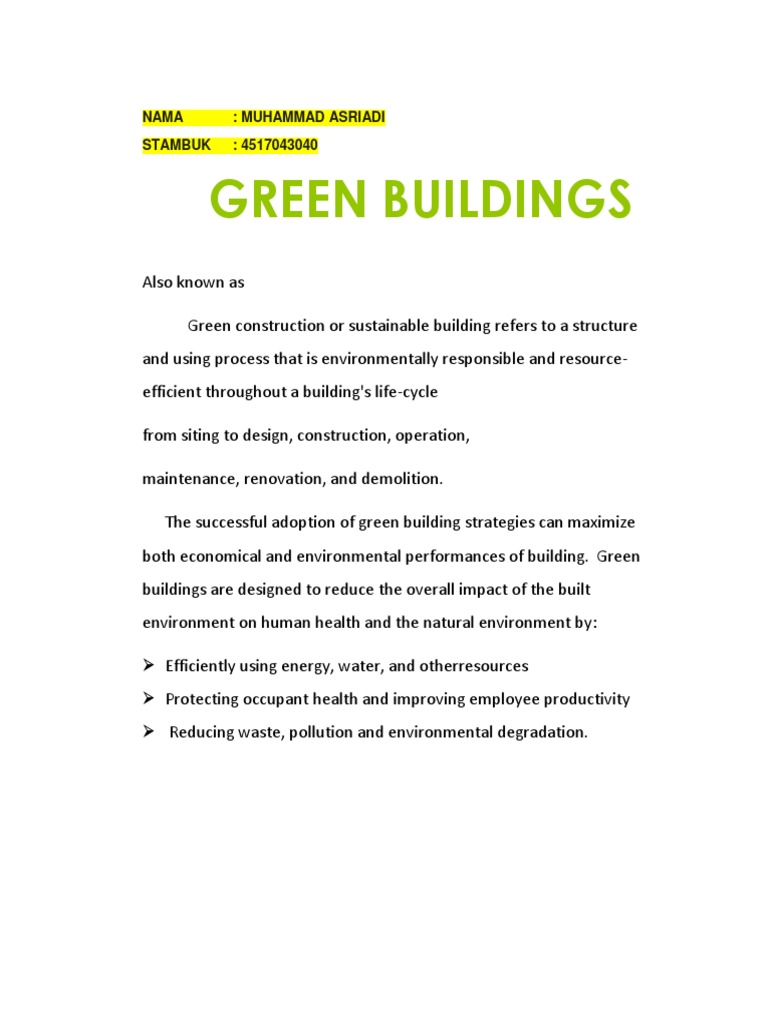 Green Building | PDF